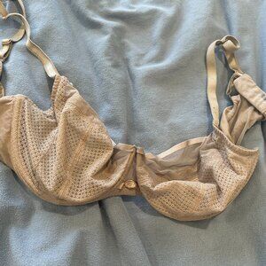 Parisian Allure Unlined Plunge Bra Nude Sand
